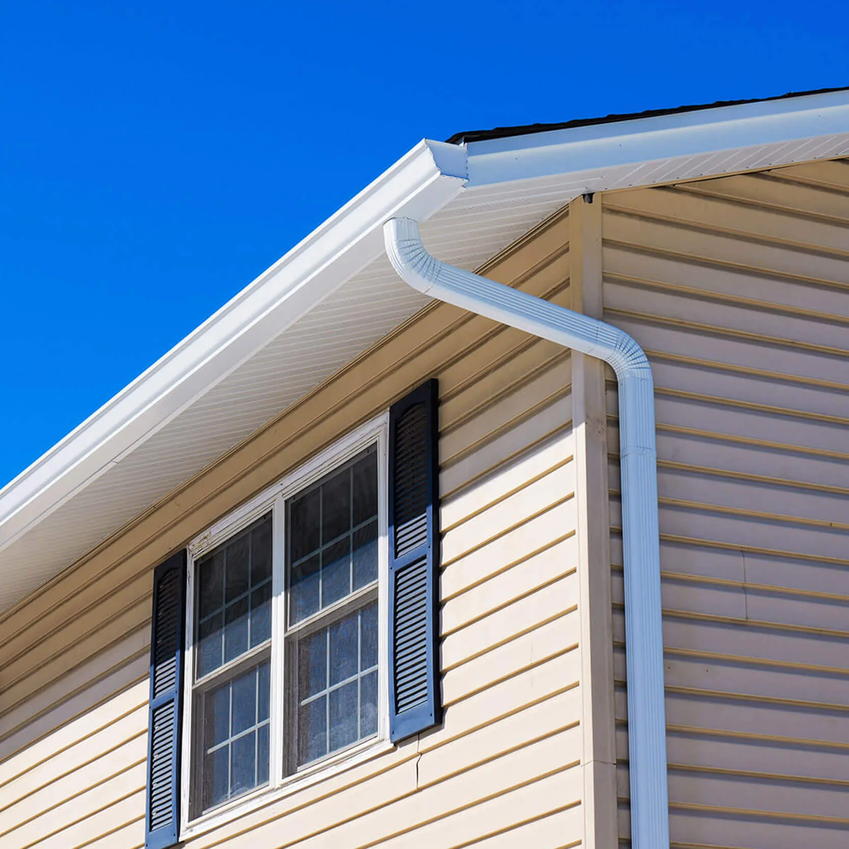 New Gutter System Installed by Holda Construction Roofing and Siding