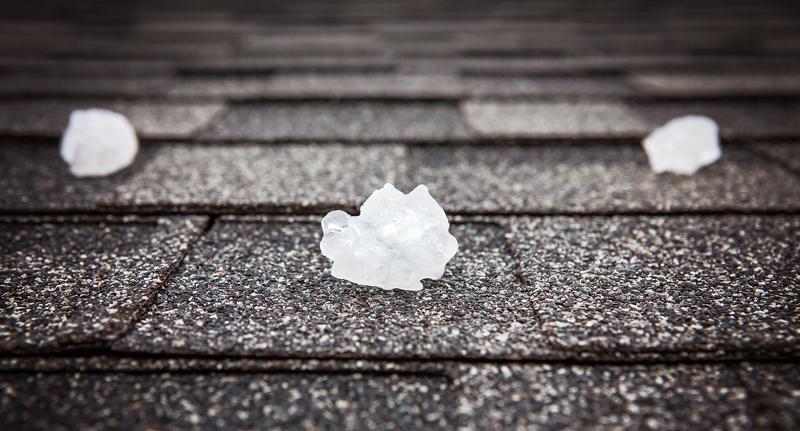Signs of Hail Damage on a Roof