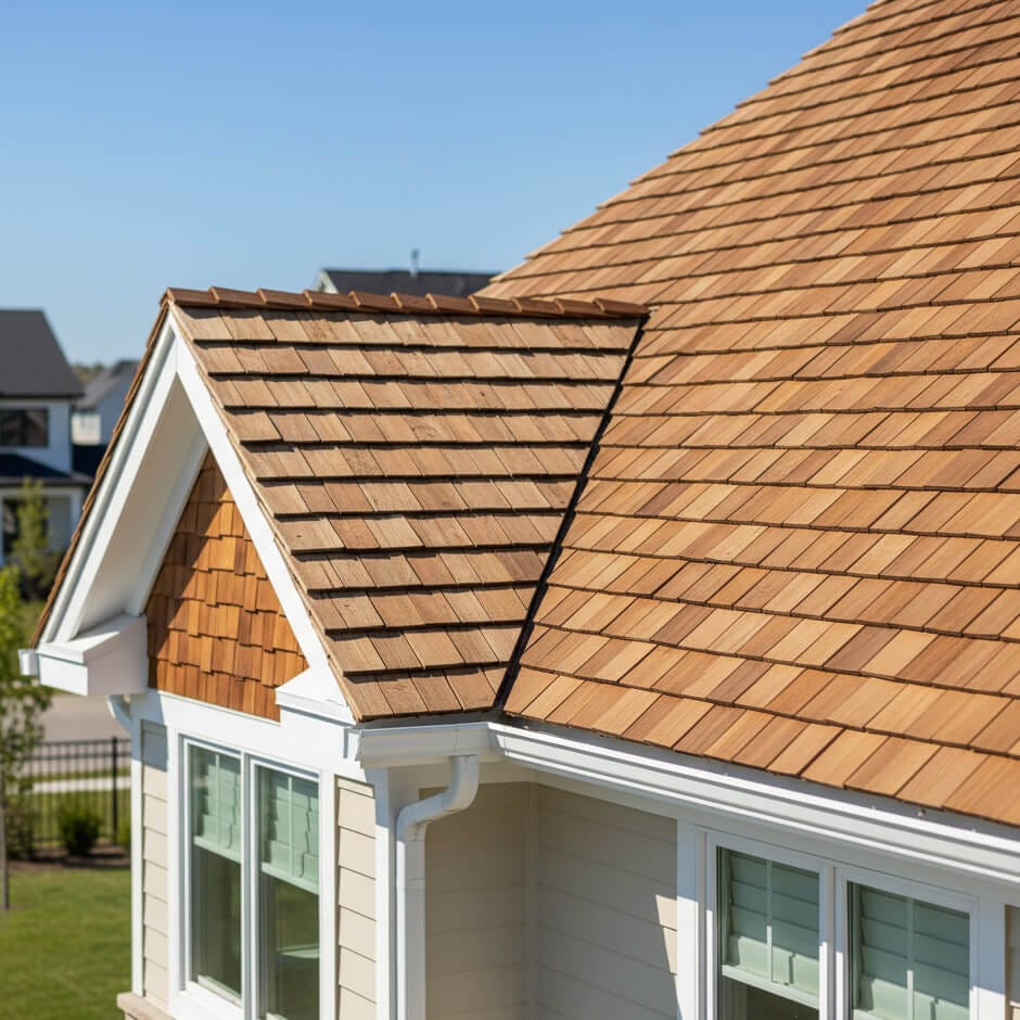 Wood Shingles and Cedar Shake Roof