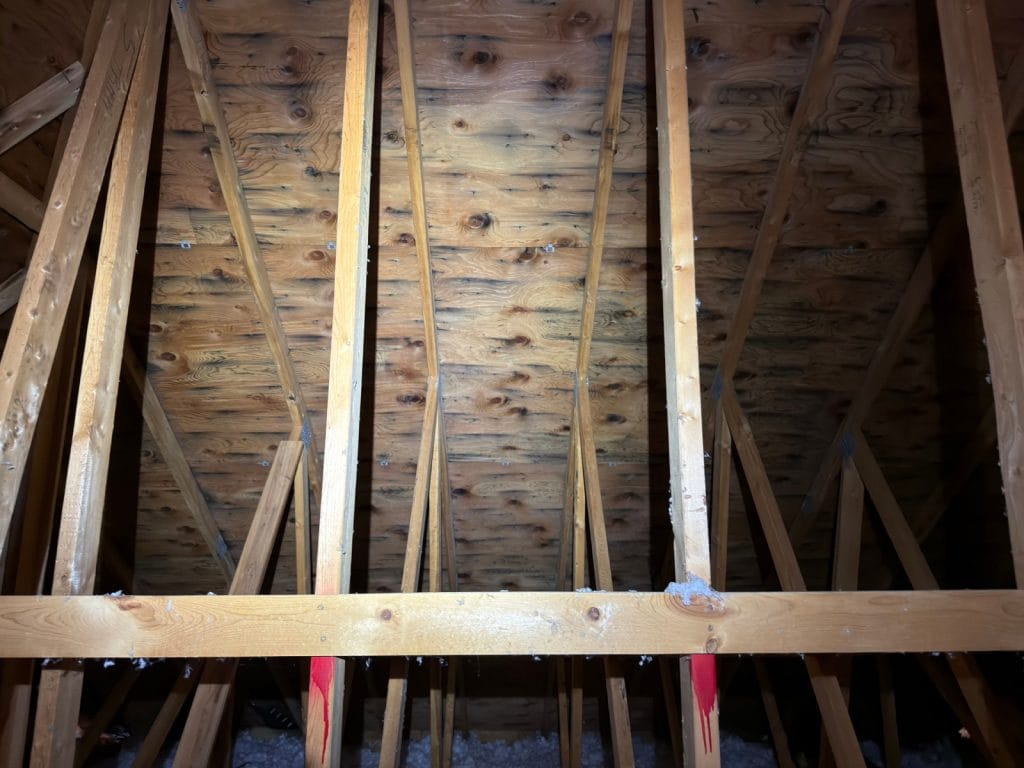 Attic Moisture Accumulation