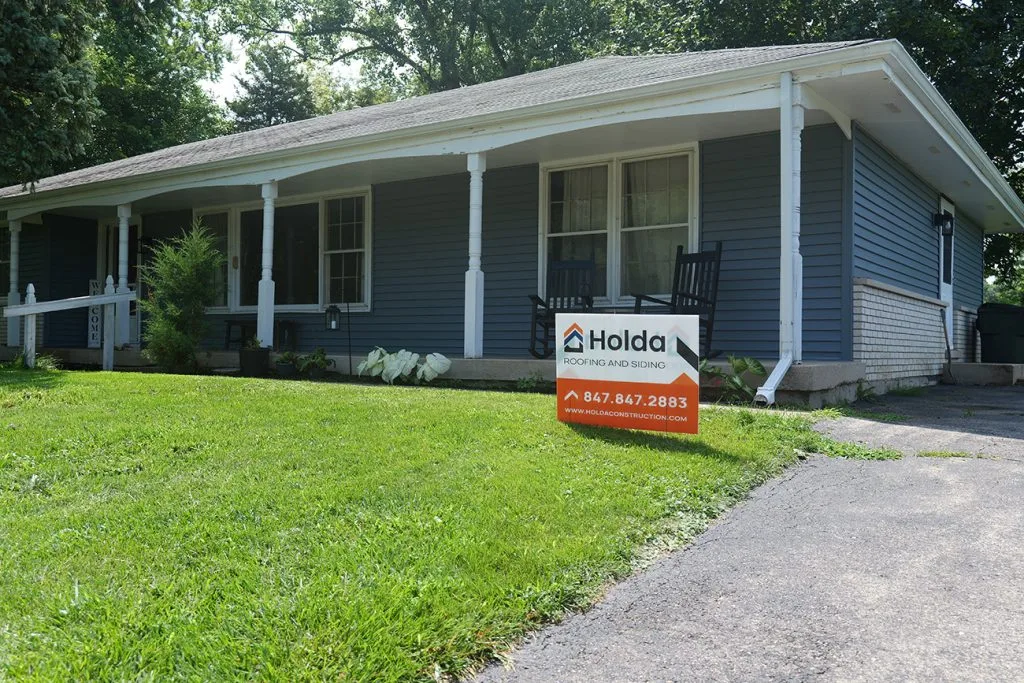 After Cedar to Vinyl Siding Conversion in Inverness IL
