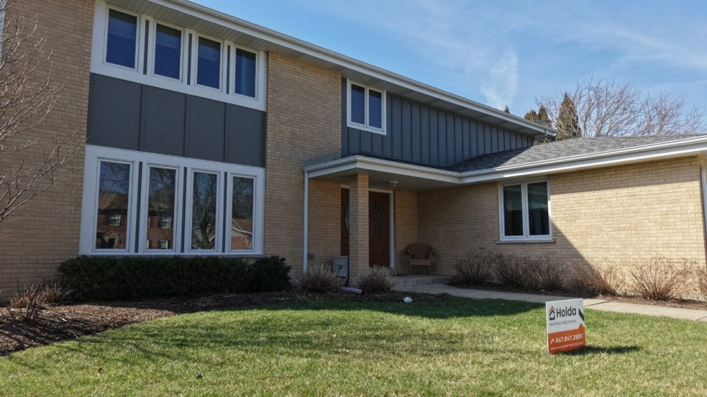 Completed Siding Replacement in Arlington Heights