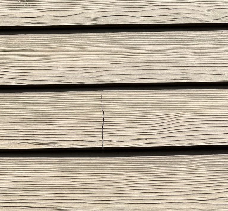 Cracked Siding