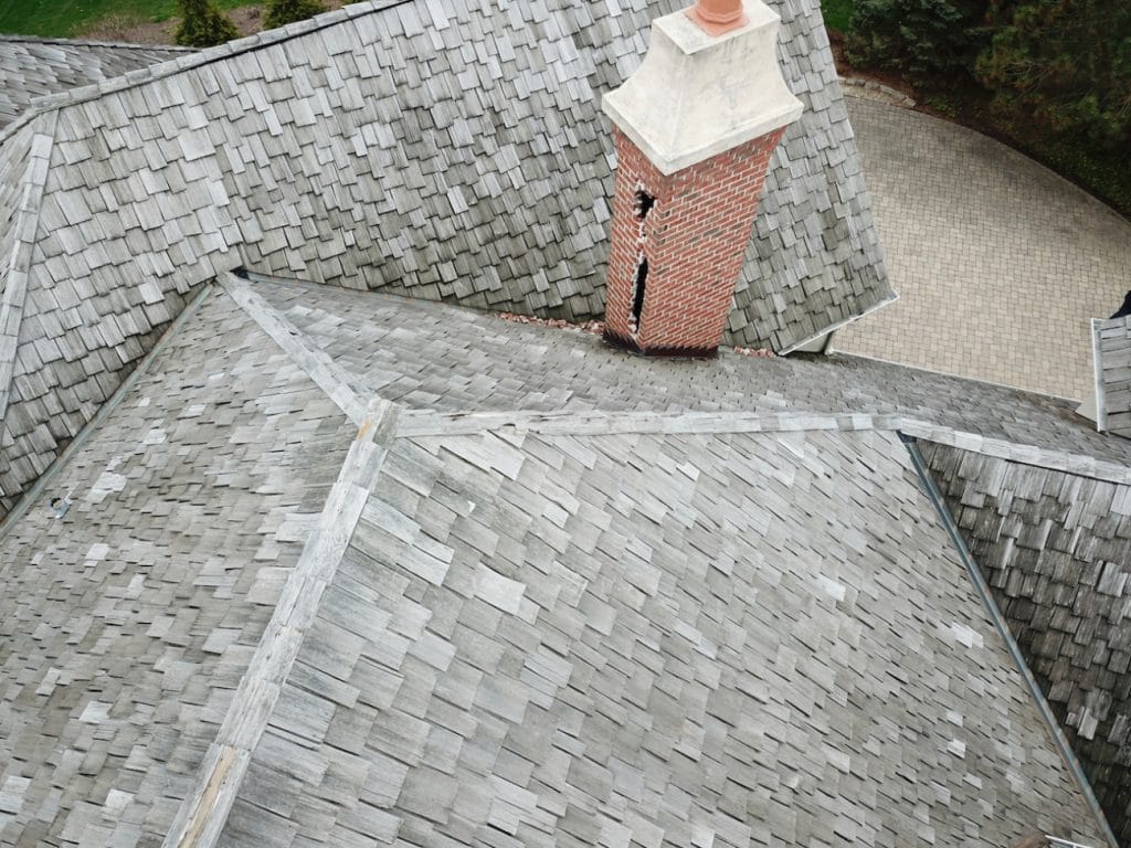 Damaged Chimney