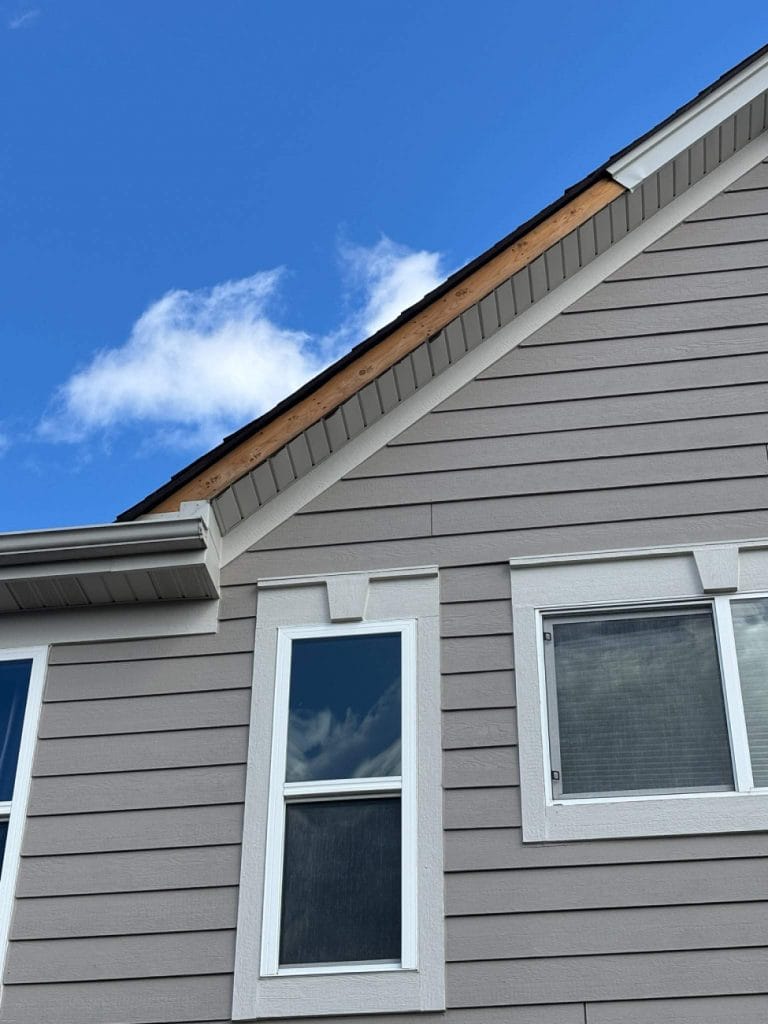 Damaged Side Gable Fascia Crystal Lake
