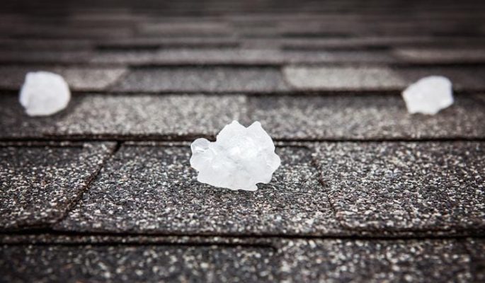 Signs of Hail Damage on a Roof