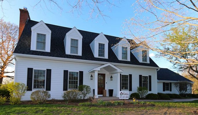 White James Hardie Fiber Cement Siding