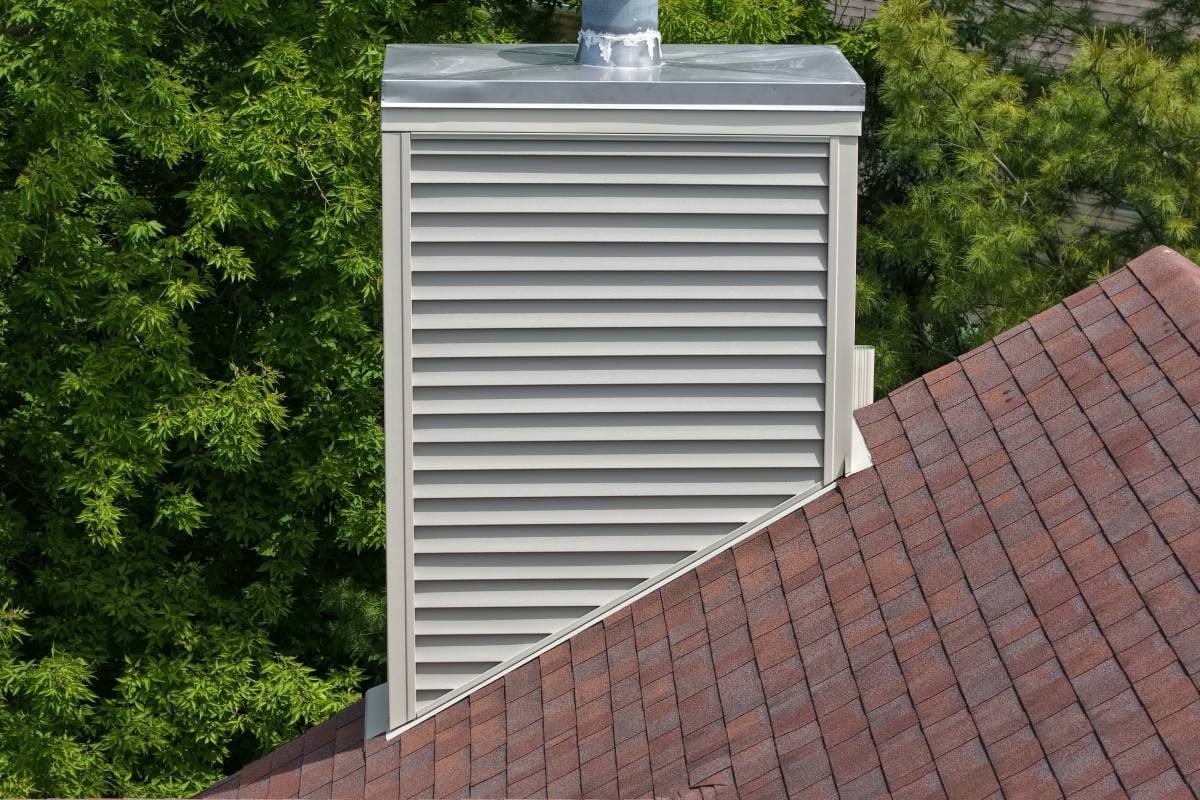 After Chimney Siding Replacement