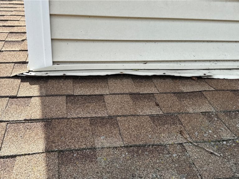 Flashing Separating from Roof