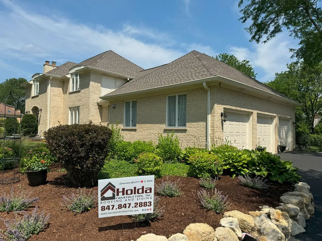 New Roof and Gutters Installed in Inverness IL