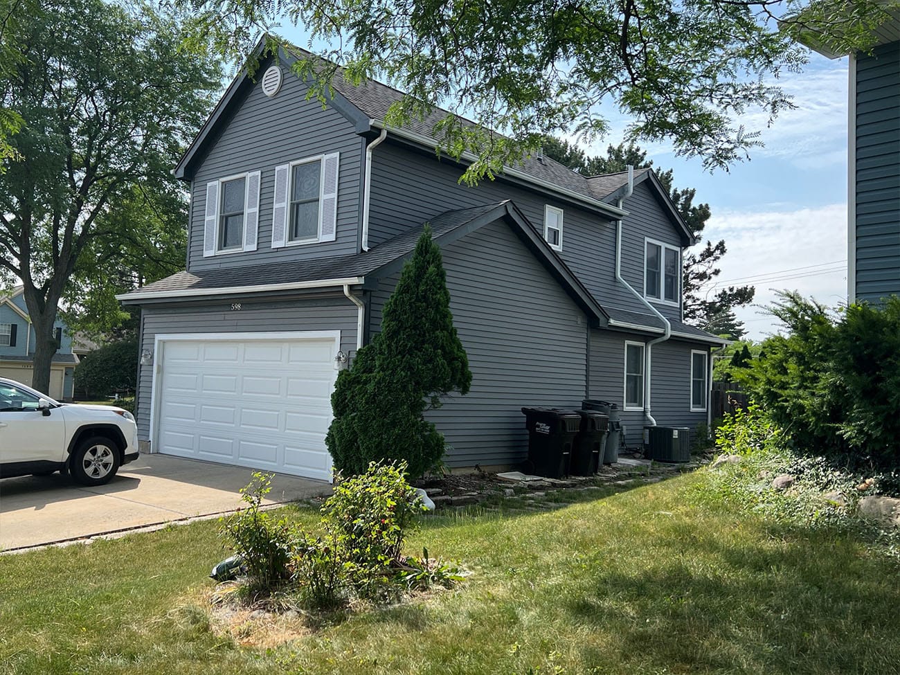 Before Gutter and Siding Replacement