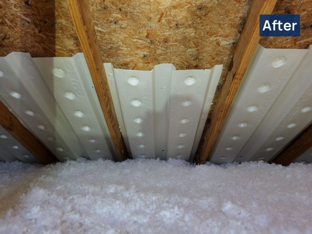 Hoffman Estates Attic After Insulation Replacement