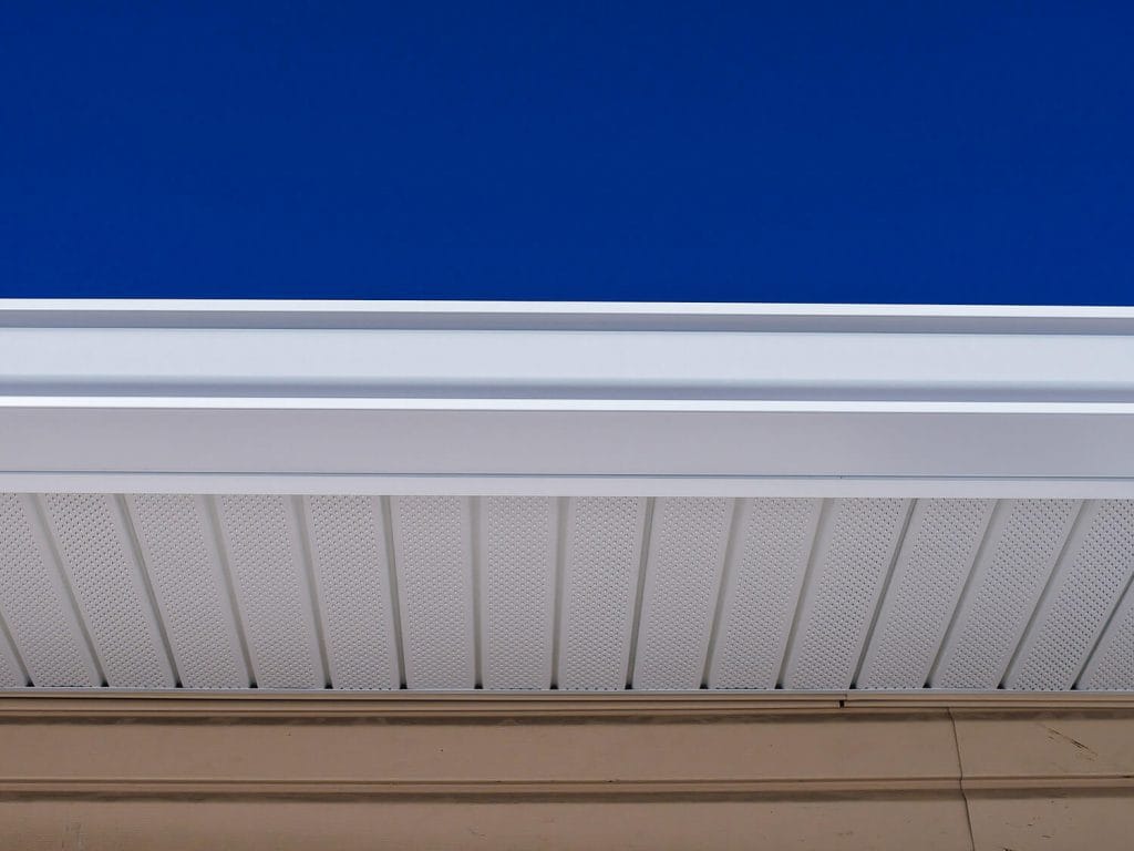 Soffit Installed by Holda Construction