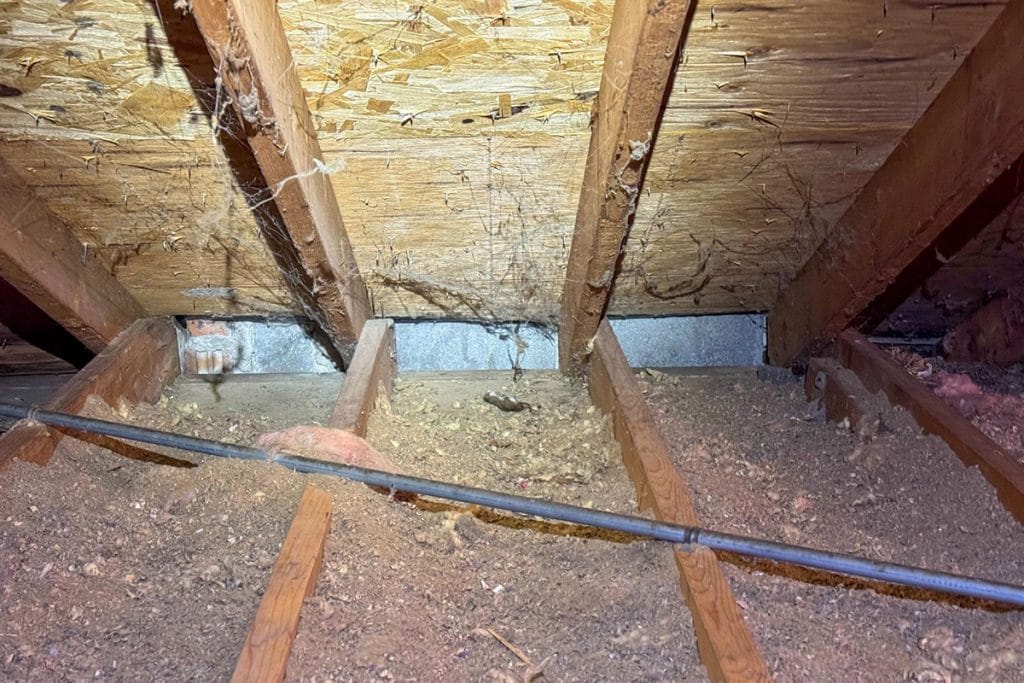 Inadequate Insulation Depth