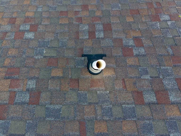 Missing Roof Vent Pipe Collar - View from Drone