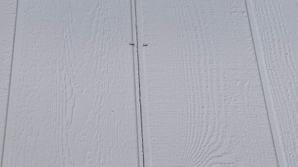 Nails at Siding Panel Joint