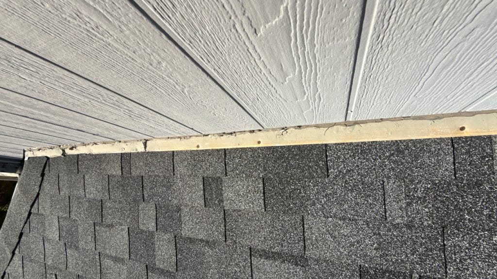 Rusted Flashing Pulling Away