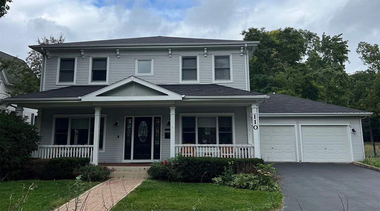 Before Siding and Roof Replacement